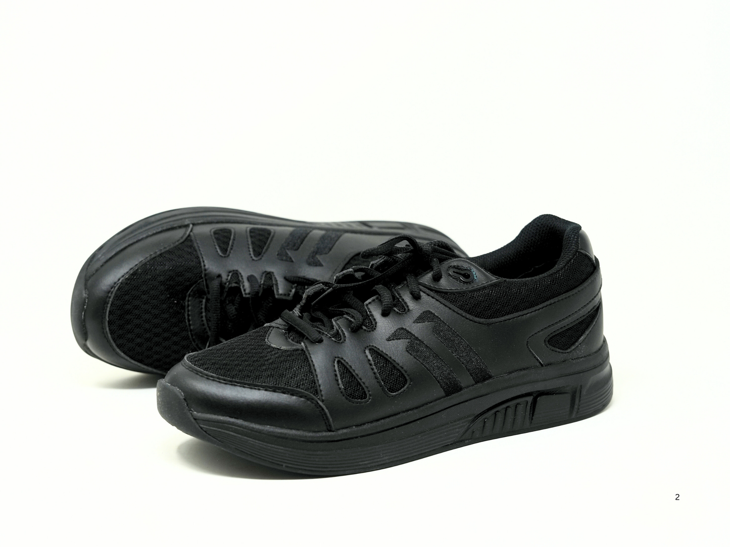 FITec 9330 Black - Lady's Added-Depth Light Mesh Walking Shoe