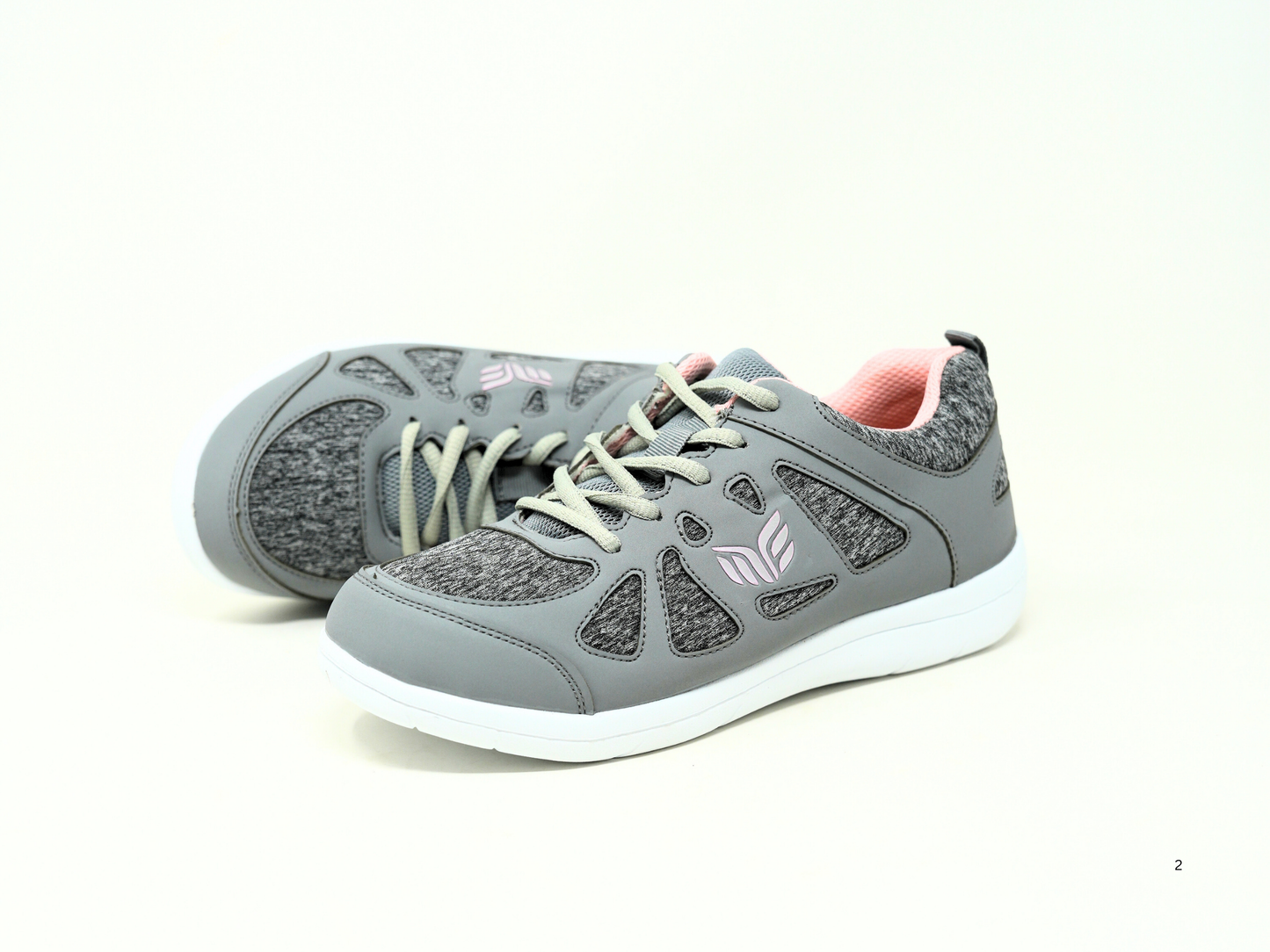 Mt. Emey 9321 Gray - Lady's Added-Depth Extreme-Light Walking Shoes