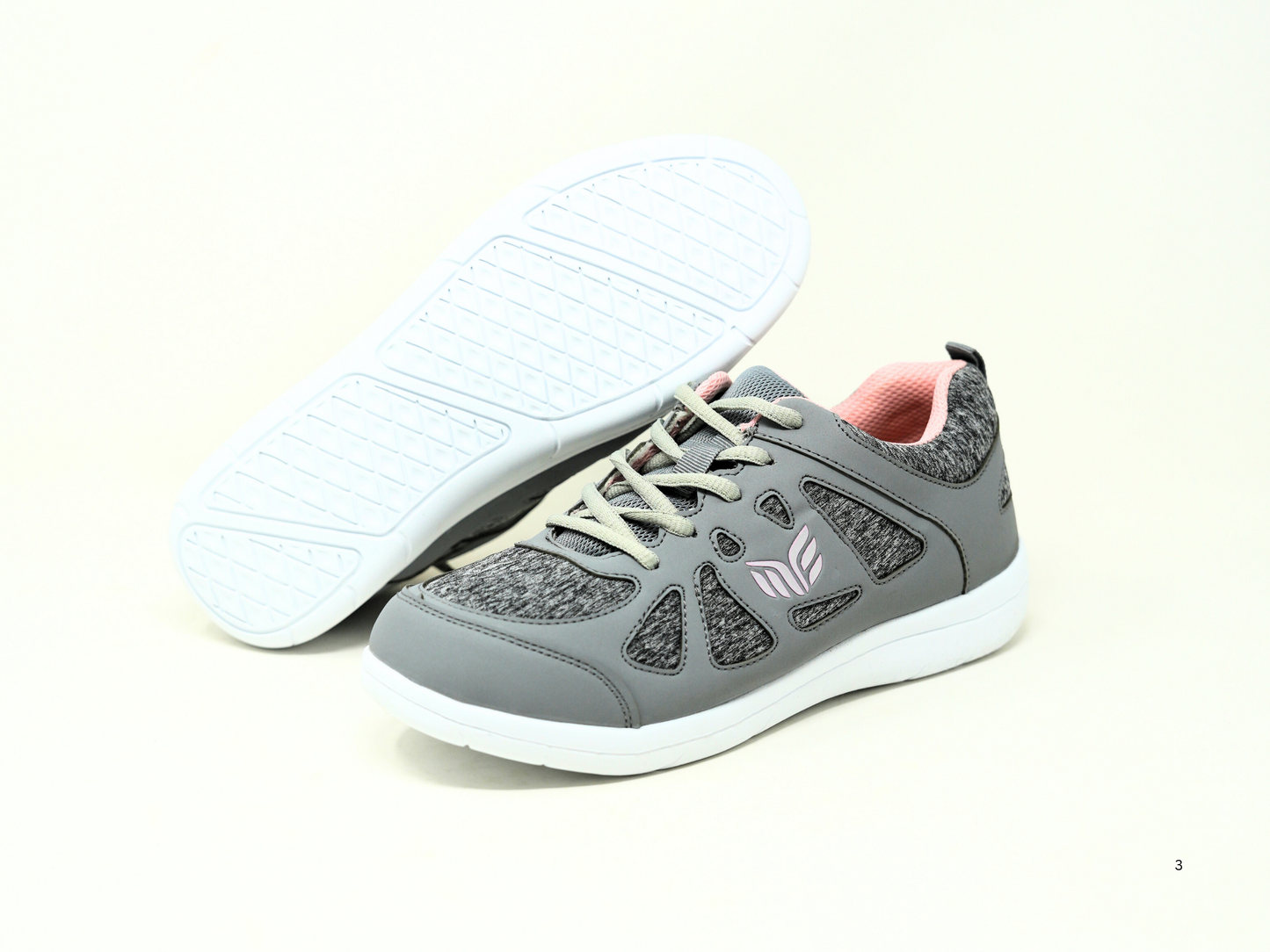 Mt. Emey 9321 Gray - Lady's Added-Depth Extreme-Light Walking Shoes