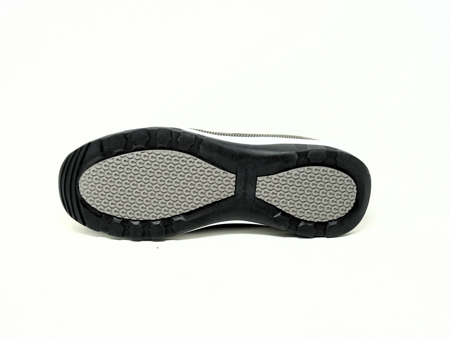 FITec 9735-5L Gray - Men's Laces Walking Shoes with Slip Resistant Soles