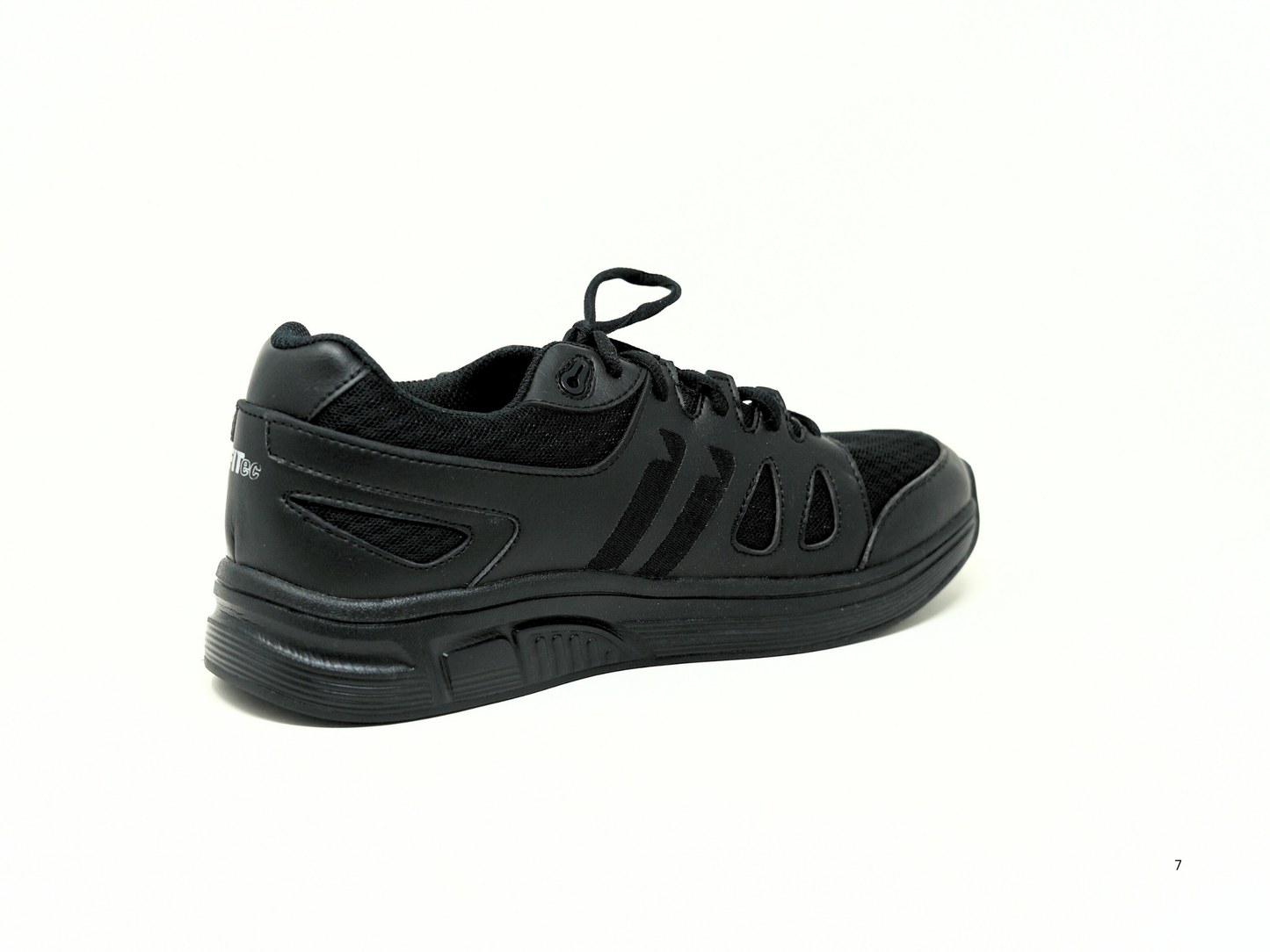 FITec 9330 Black - Lady's Added-Depth Light Mesh Walking Shoe