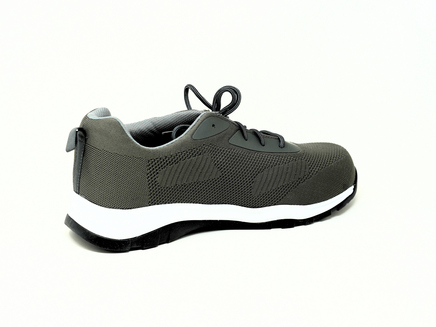 FITec 9735-5L Gray - Men's Laces Walking Shoes with Slip Resistant Soles