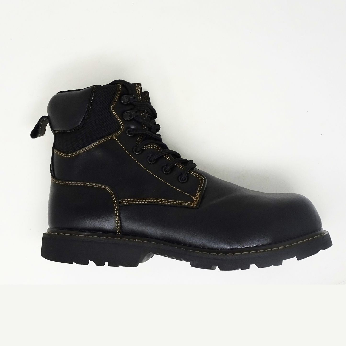 Fitec 6507 Black - Men Oil Resistant Work Boots