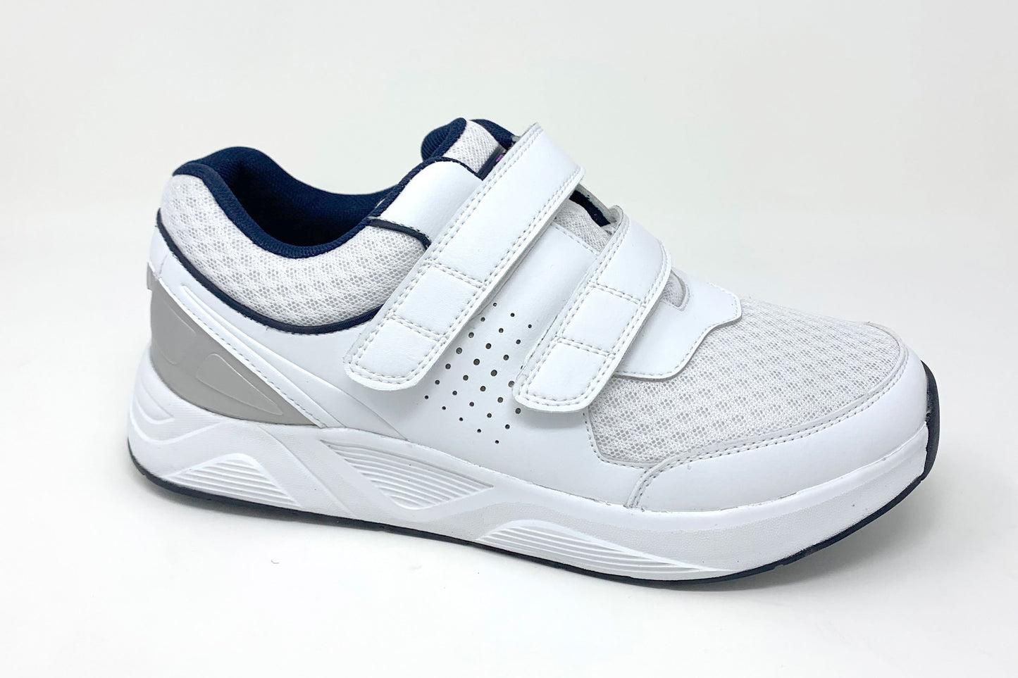 FITec 9721 White - Men's Added-Depth Light Mesh Walking Shoe
