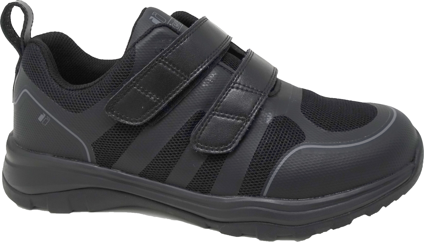 FITec 9731-1V Black - Men's Athletic walking Shoe with Laces