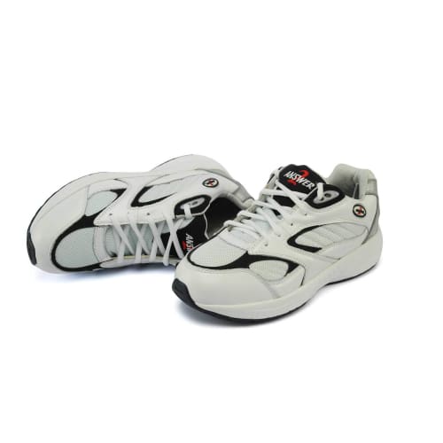 Answer2 554-3 White/navy - Mens Athletic Walking Shoes With Laces - Shoes