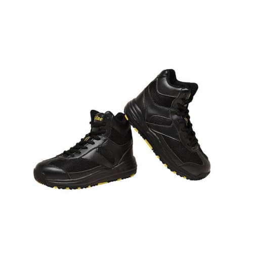Mt. Emey 2152 Black - Children Oil/slip Resistant Boots With Laces - Shoes