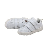 Mt. Emey 2603-V White - Children Straight Last Athletic Shoes With Elastic Laces - Shoes