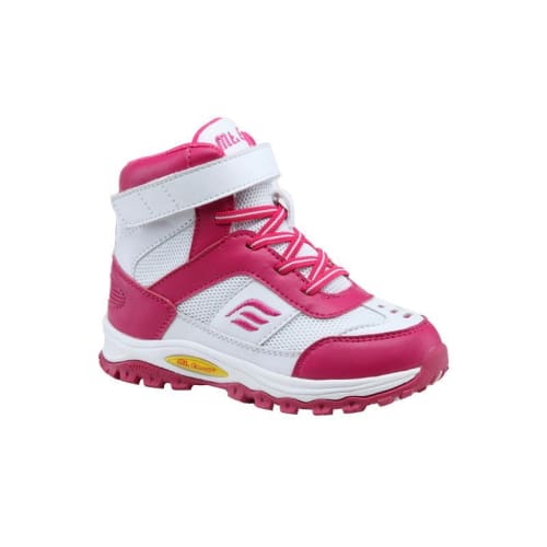 Emey 3305-5H White/Rosy Red Children Straight Last Athletic