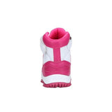 Mt. Emey 3305-5H White/rosy Red - Children Straight Last Athletic Boots With Elastic Laces - Shoes