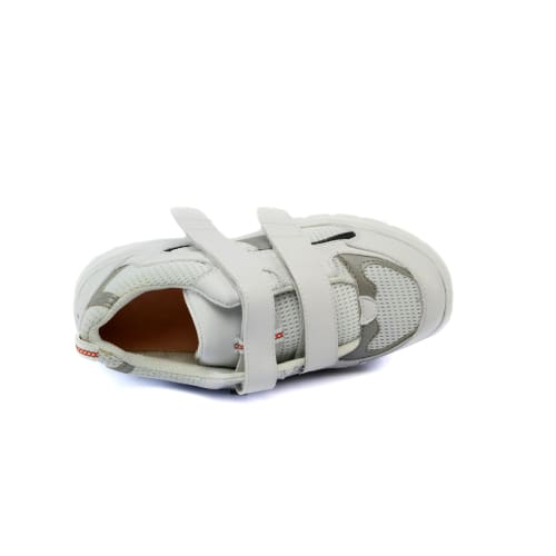 Mt. Emey 9701-3V White/Silver -Men's Light Weight Athletic Walking Shoe  with Straps