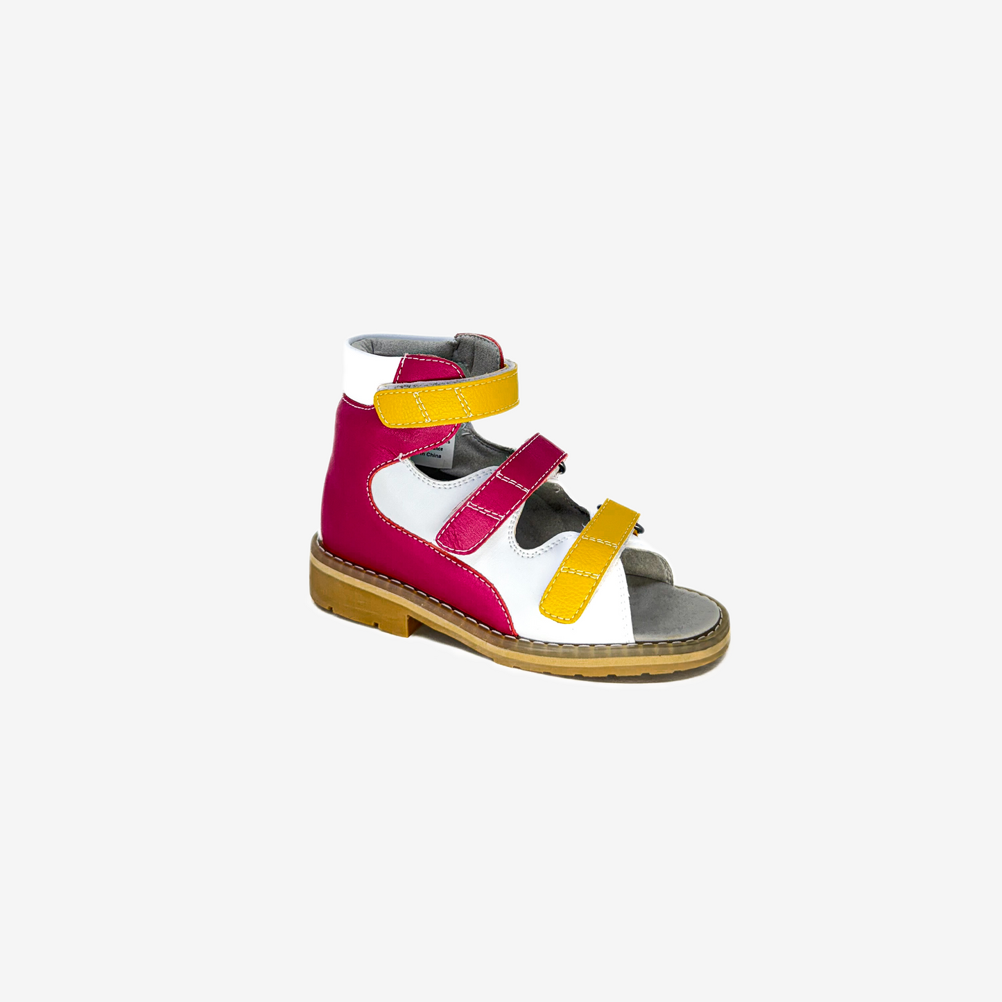 Mt. Emey 1368-SL White/Rosy -  Children Semi-Orthopedic Stability Footwear