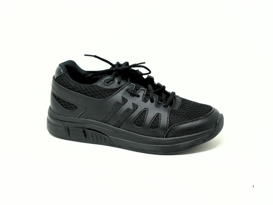 FITec 9330 Black - Lady's Added-Depth Light Mesh Walking Shoe