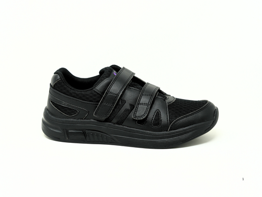 FITec 9331 Black - Lady's Added-Depth Light Mesh Walking Shoe