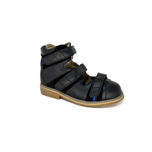 Mt. Emey 2574-TI - Children Straight Last Orthopedic Boot with Hooks and Loops