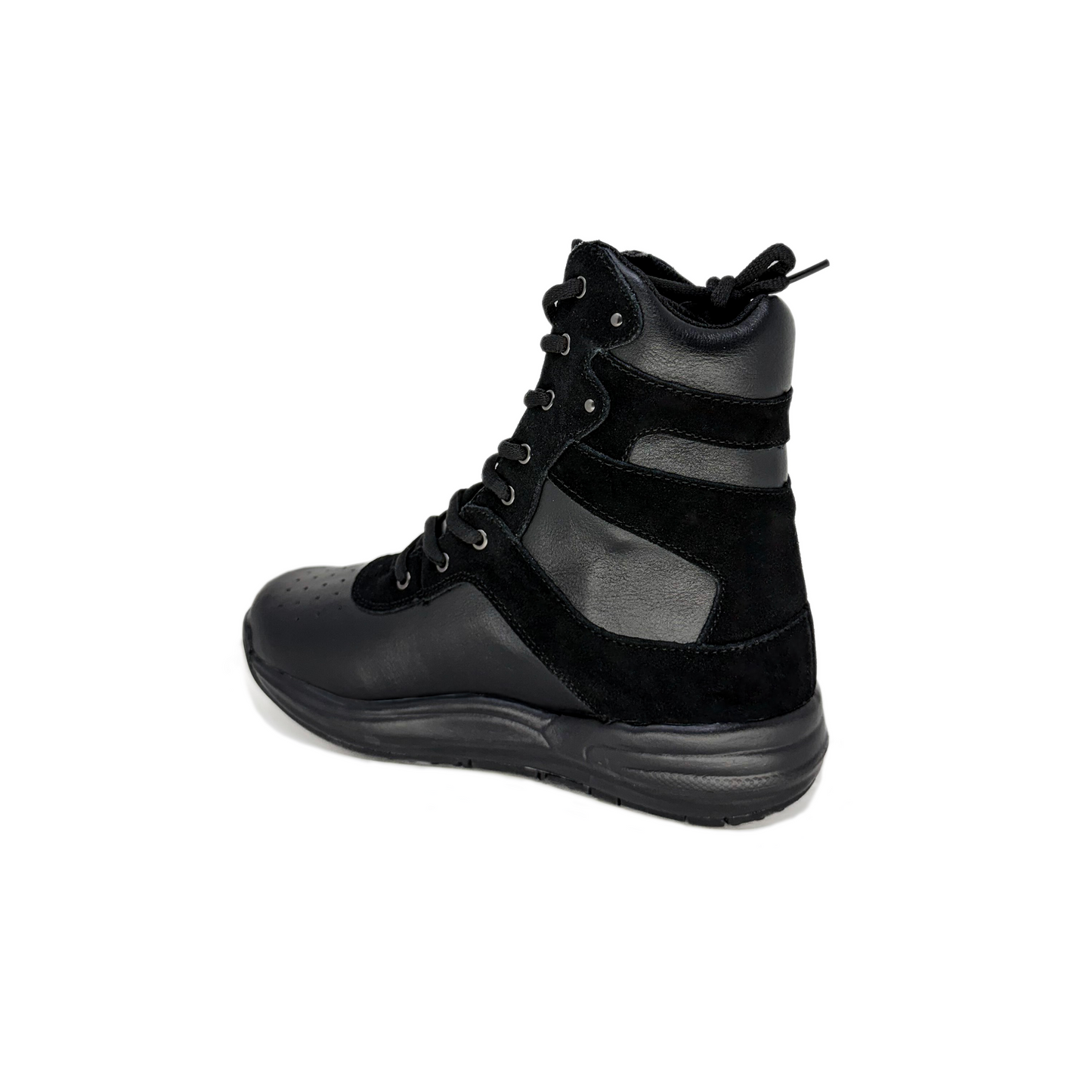 MT. Emey 2611 Black - Children's Stability Boots with lace