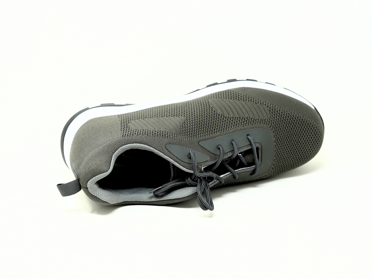 FITec 9735-5L Gray - Men's Laces Walking Shoes with Slip Resistant Soles