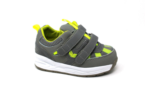 MT. Emey MTW16V Green - Kids Extra Depth  Athletic Walking Shoes Hook and Loop