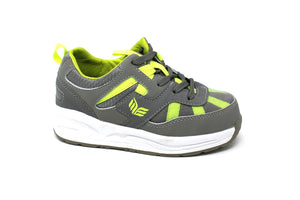 MT. Emey MTW16 Green - Kids Extra Depth  Athletic Walking Shoes with Laces