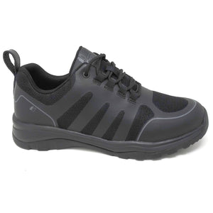 FITec  9730-1L Black - Men's Athletic walking Shoe with Laces