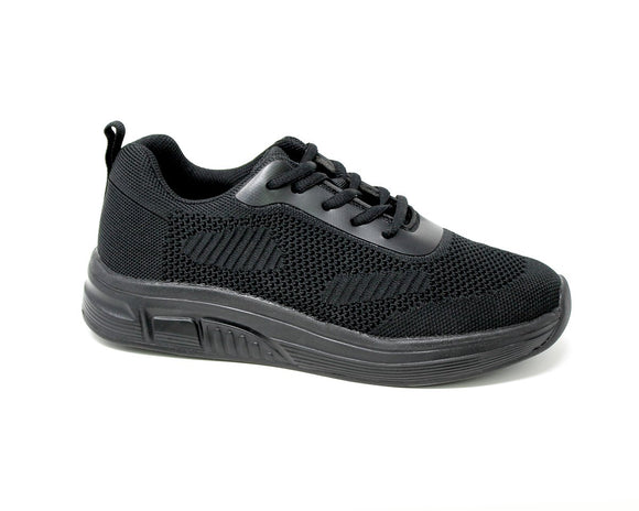 FITec 9328 Black - Lady's Added-Depth Extreme-Light Knitted Walking Shoe