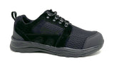 FITec  9718 Black - Men's Mesh Athletic walking Shoe with Laces