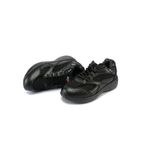 Anwser2 554-1 Black - Mens Athletic Walking Shoes With Laces - Shoes