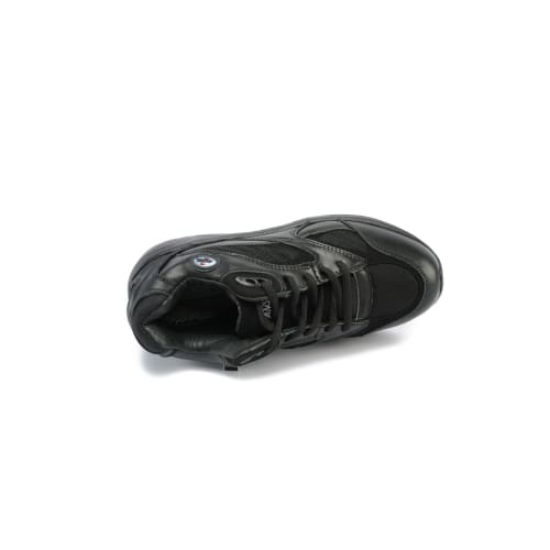 Anwser2 554-1 Black - Mens Athletic Walking Shoes With Laces - Shoes