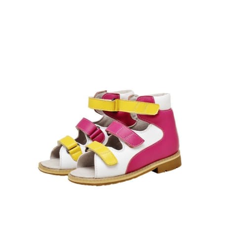 Mt. Emey 1368-Sl White/rosy - Children Semi-Orthopedic Stability Footwear - Shoes