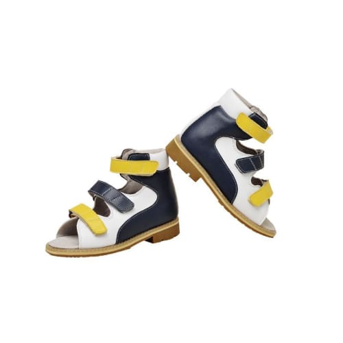 Mt. Emey 1369-Sl White/navy - Children Semi-Orthopedic Stability Footwear - Shoes