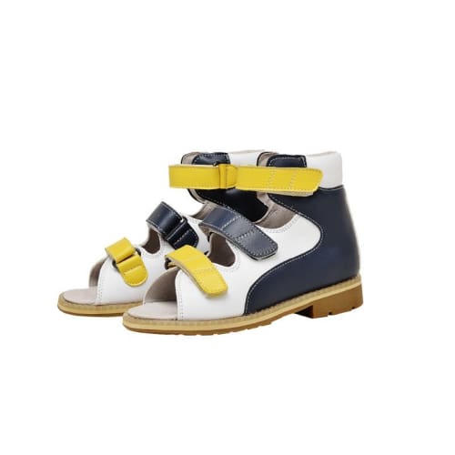 Mt. Emey 1369-Sl White/navy - Children Semi-Orthopedic Stability Footwear - Shoes