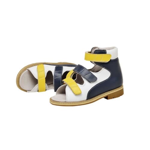 Mt. Emey 1369-Sl White/navy - Children Semi-Orthopedic Stability Footwear - Shoes