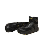 Mt. Emey 2152 Black - Children Oil/slip Resistant Boots With Laces - Shoes