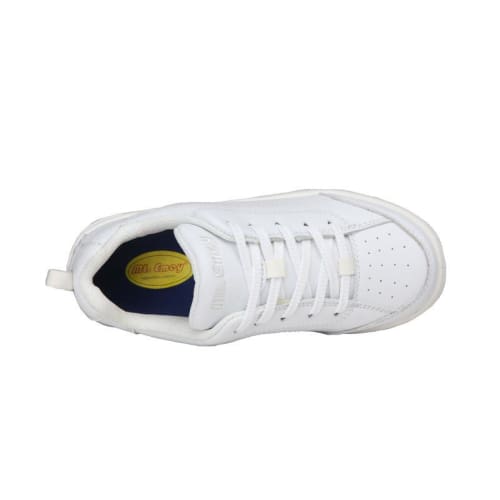 Mt. Emey 2603-L White - Children Straight Last Athletic Shoes With Elastic Laces - Shoes