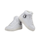 Mt. Emey 2623 White - Children Straight Last Scaphoid-Belt Orthopedic Boots - Shoes