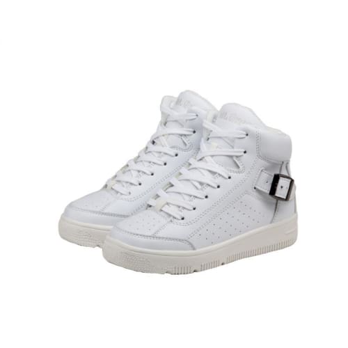 Mt. Emey 2623 White - Children Straight Last Scaphoid-Belt Orthopedic Boots - Shoes