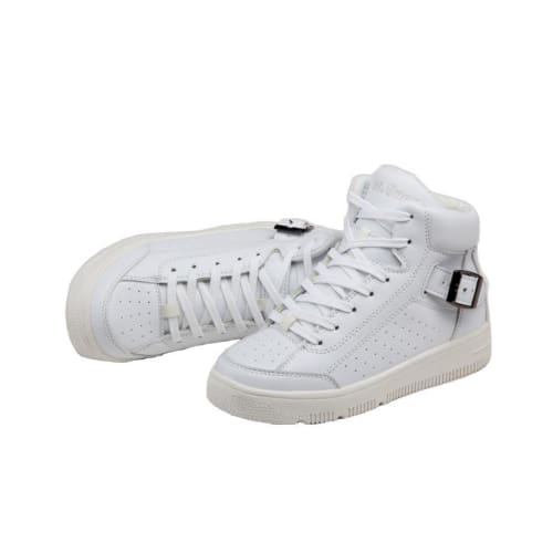 Mt. Emey 2623 White - Children Straight Last Scaphoid-Belt Orthopedic Boots - Shoes