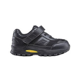 Mt. Emey 3301-1L Black - Children Straight Last Athletic Shoes With Elastic Laces - Shoes