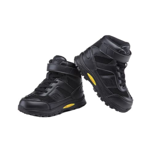 Mt. Emey 3305-1H Black - Children Straight Last Athletic Boots With Elastic Laces - Shoes