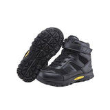 Mt. Emey 3305-1H Black - Children Straight Last Athletic Boots With Elastic Laces - Shoes