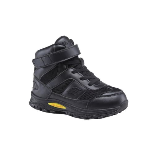 Mt. Emey 3305-1H Black - Children Straight Last Athletic Boots With Elastic Laces - Shoes