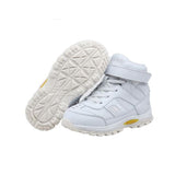 Mt. Emey 3305-3H White - Children Straight Last Athletic Boots With Elastic Laces - Shoes