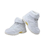 Mt. Emey 3305-3H White - Children Straight Last Athletic Boots With Elastic Laces - Shoes