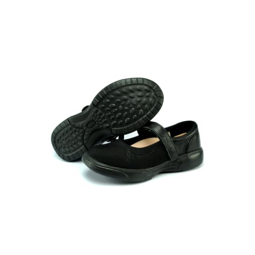 Mt. Emey 9205-L Black Lyrca - Womens Extreme-Light Mary Jane Strap - Shoes