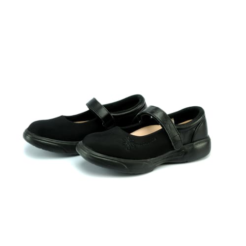 Mt. Emey 9205-L Black Lyrca - Womens Extreme-Light Mary Jane Strap - Shoes
