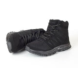 Mt. Emey 9315 Black - Womens Mesh Walking 5 Boots Black Lace - Shoes