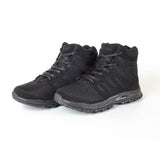 Mt. Emey 9315 Black - Womens Mesh Walking 5 Boots Black Lace - Shoes