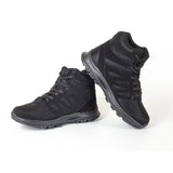 Mt. Emey 9315 Black - Womens Mesh Walking 5 Boots Black Lace - Shoes