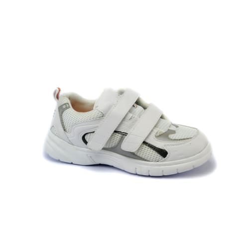 Mt. Emey 9701-3V White/silver -Mens Light Weight Athletic Walking Shoe With Straps - Shoes